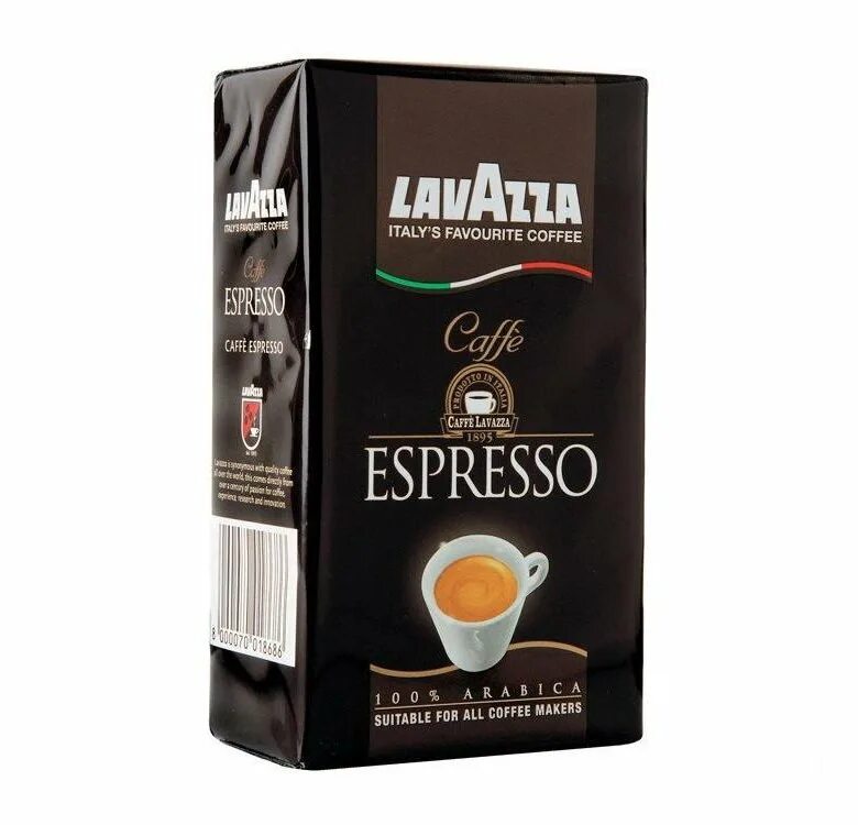 Кофе lavazza espresso. Кофе Лавацца эспрессо молотый. Lavazza Espresso 250 г. Кофе молотый Lavazza Arabica, 250.