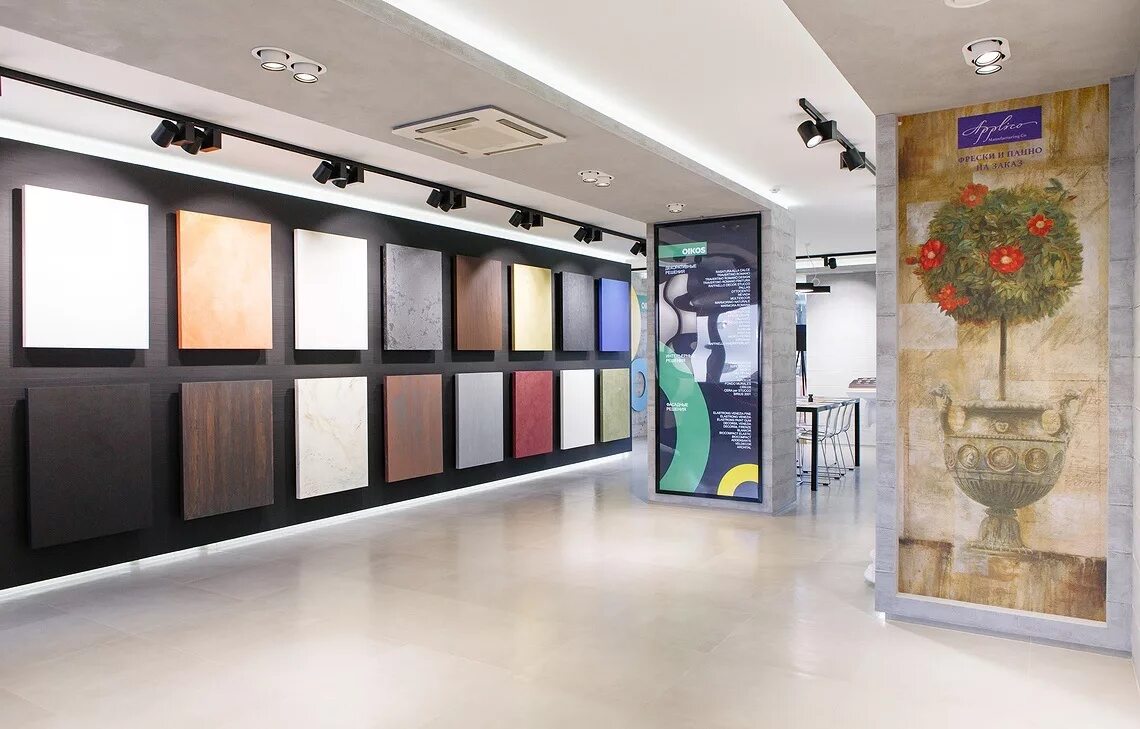 шоу рум декоративных штукатурок. декоративный центр. строй сити оренбург монтажников. шоурум ойкос. декоративная штукатурка румянцево.