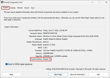 Directx 11 windows 10