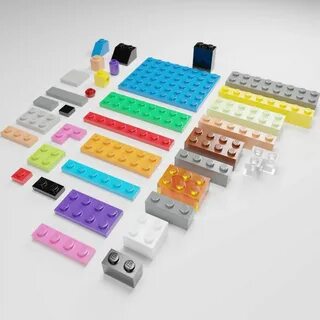 Brick pieces