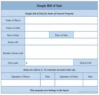 Simple sales