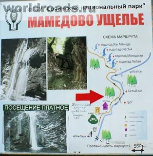 Водопады краснодарского края на карте