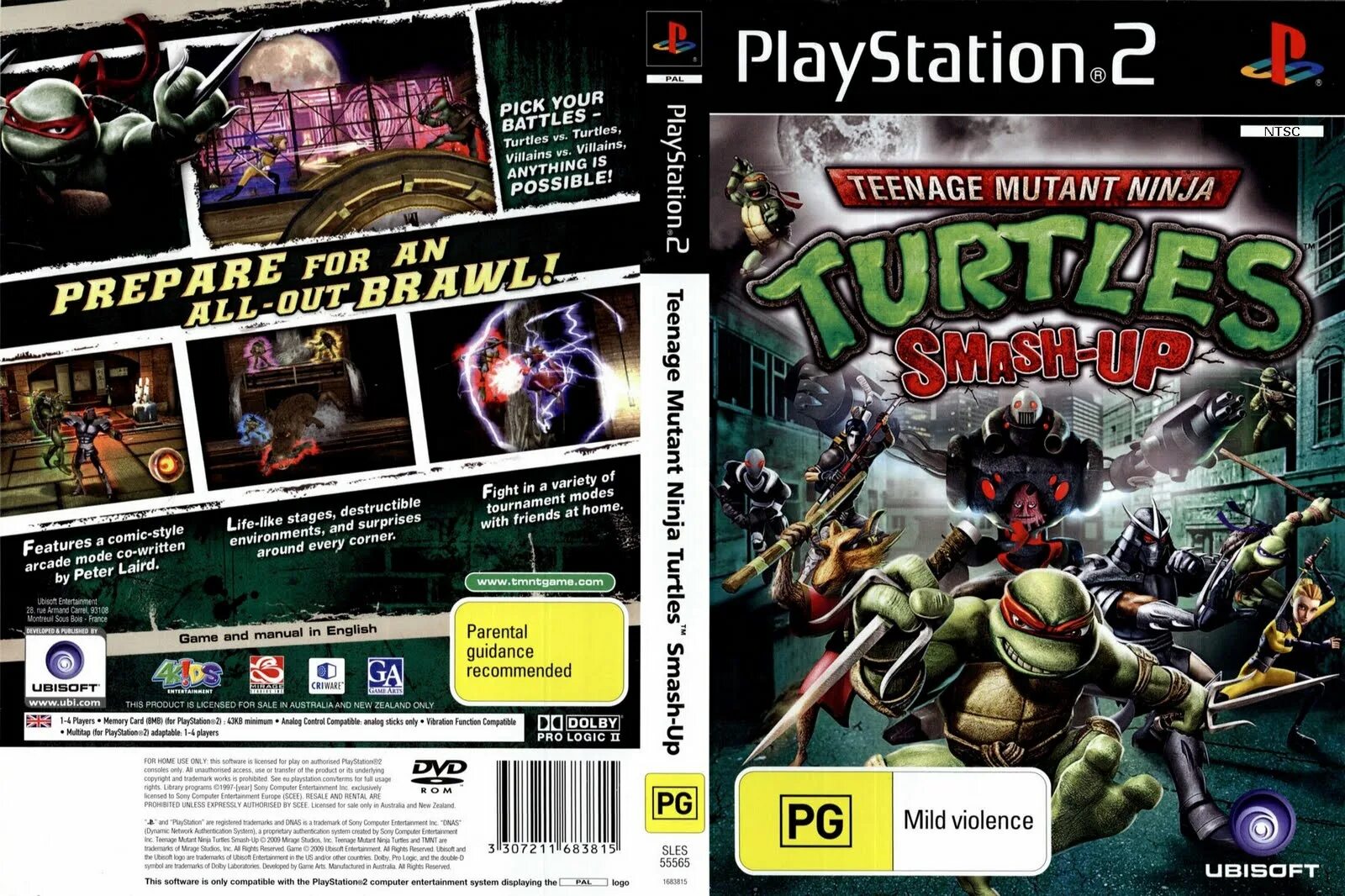 Игра Черепашки ниндзя на ps2. Turtles Smash up ps2. Диск Черепашки ниндзя PS 2. TMNT 2009 на ps2.