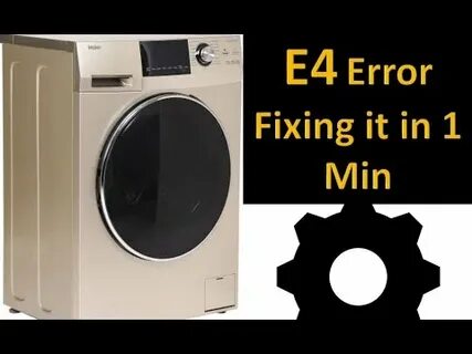 Haier ошибка e4