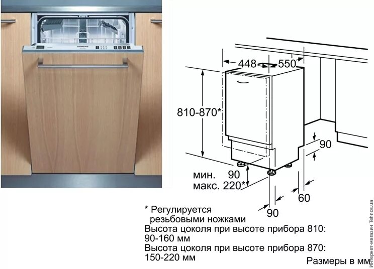 Размеры посудомоечных шкафов. Посудомоечная машина Siemens SF 64m330. Посудомоечная машина Bosch 45 см встраиваемая схема установки. Размер ниши для встраиваемой посудомоечной машины 60 см Bosch.