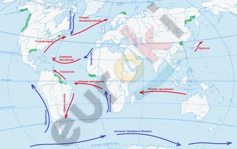 Карта теплых течений мирового океана: найдено 81 картинок