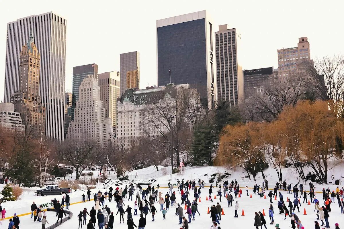 Америка зимнее время. Парк Вашингтон сквер Нью Йорк. Нью-Йорк Центральный парк зима. Central Park Нью Йорк каток. Нью Йорк смотровые площадки зимой.
