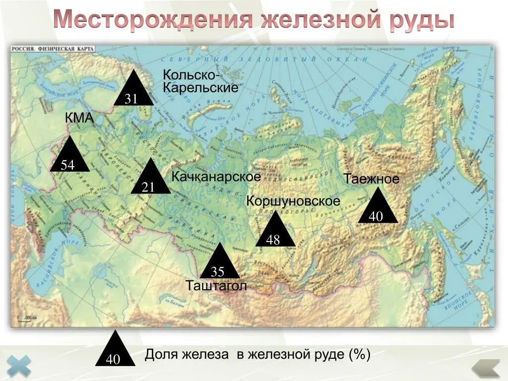 КМА на карте России железная руда. Крупнейшие месторождения железной руды в России расположены. Качканарское месторождение железной руды на карте Урала. Коршуновское месторождение железной руды на карте.