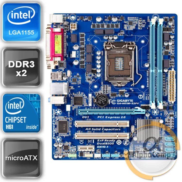 Плата ga h61m s2pv. 1155 gigabyte ga-h61m-s2pv. материнская плата gigabyte h61m-s2pv. материнская плата 1155 gigabyte ga h61m s2pv. ga-h61m-s1 поддерживаемые процессоры.