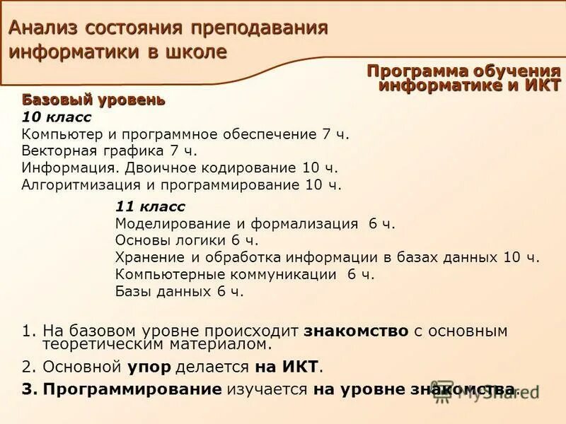 Состояние преподавания информатики. Состояние преподавания информатики. Состояние преподавания информатики. Состояние преподавания информатики. Методические материалы для учителя по информатике.
