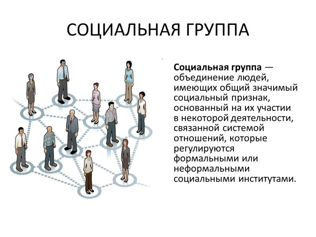 Объединение людей по определенному признаку это