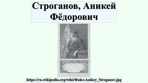Тульский промышленник 17 18 века аникей строганов