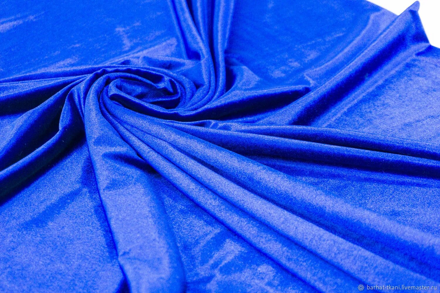Синий стрейч. Синяя ткань. Бархат. Бархат ткань. Красивые ткани.
