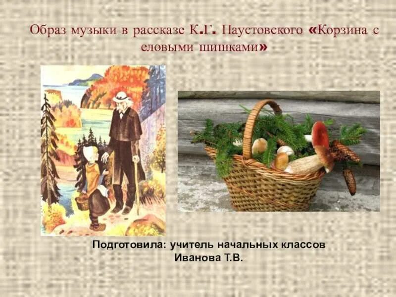 Пересказ рассказа паустовского корзина с еловыми шишками. К.г.паустовский «корзина с еловыми шишками» вопросы и задания:. к г паустовский корзина с еловыми шишками. к.г.паустовский «корзина с еловыми шишками» 4 кл. рассказ паустовского корзина с еловыми шишками.