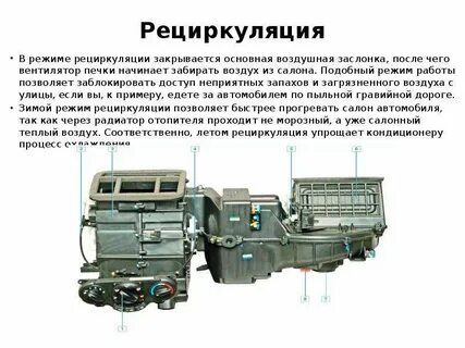 Схемы рециркуляции воздуха