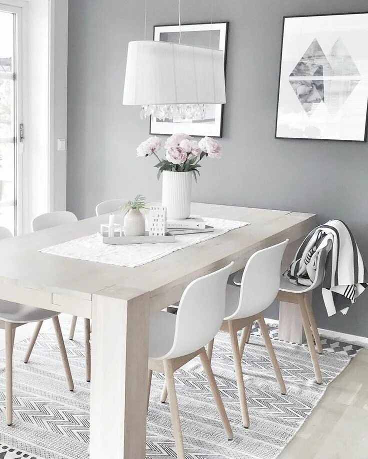 Белый стол в интерьере кухни фото Pin by Parties That Are Pretty on Glam farmhouse White kitchen table, White kitc