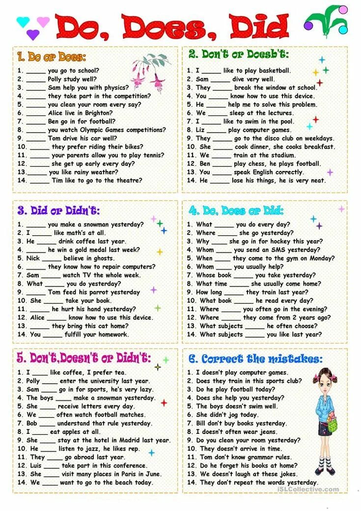 The rooms not use very often. Do does did Worksheets. Do does упражнения Worksheet. Worksheets грамматика. Do does в английском языке Worksheets.