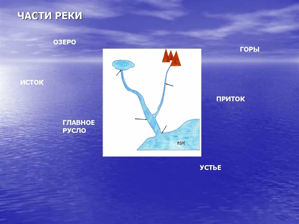 Выберите в устье реки. Схема реки Исток русло Устье. Устье реки Исток приток окружающий мир. Схема реки Исток приток Устье. Устье Исток русло части реки.