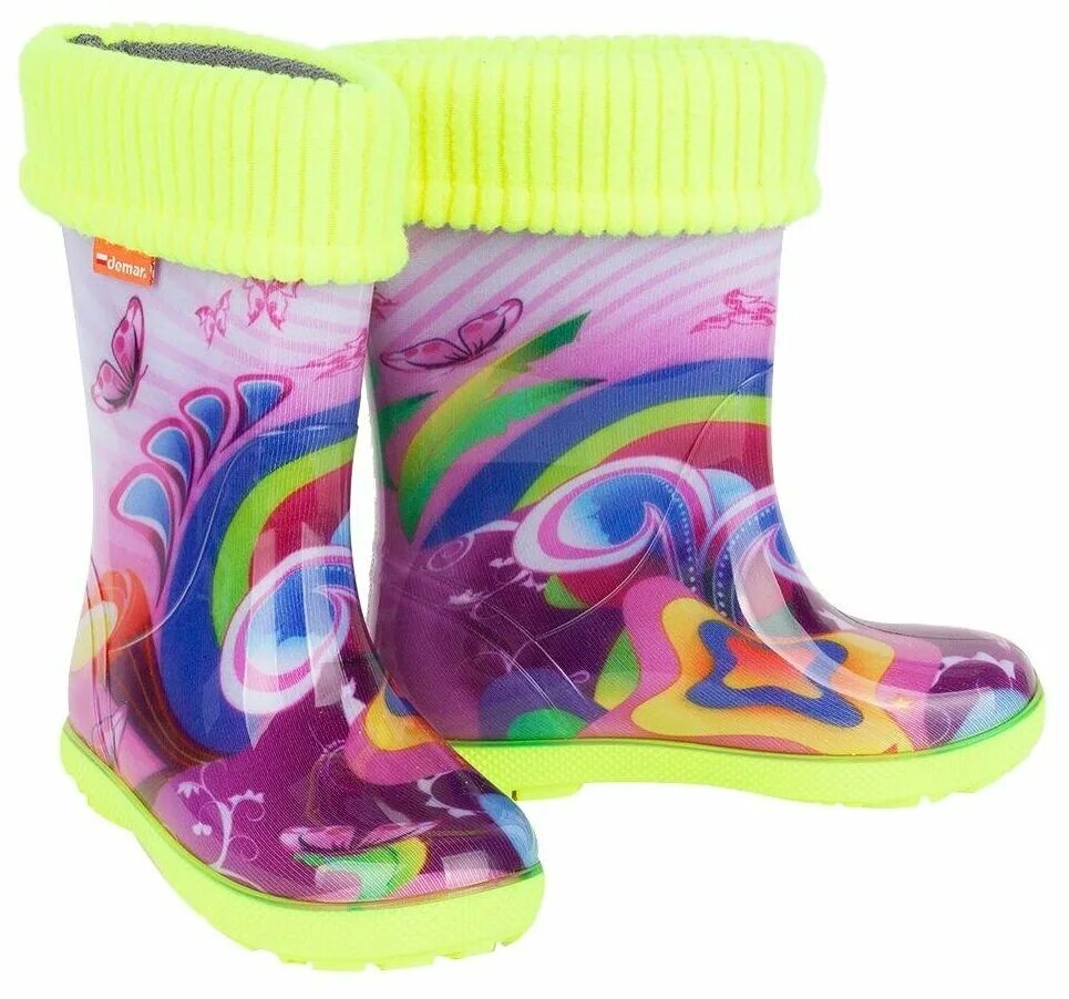 Резиновые сапоги купить в новосибирске. Сапоги demar цвет: фиолетовый. Разноцветные резиновые сапоги. Резиновые сапоги цветные. Резиновые ботинки для девочки.