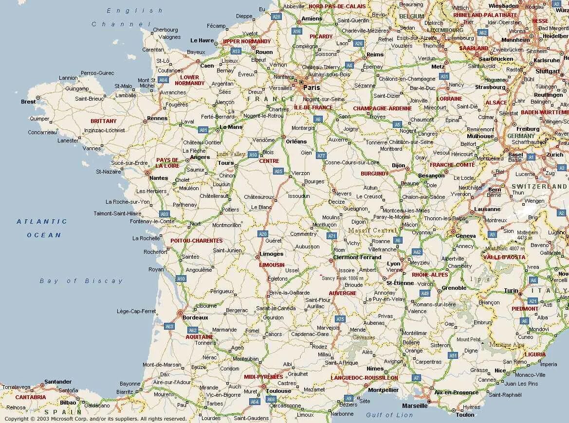 Regions of France Les régions de france, Géographie, Carte geographique algerie