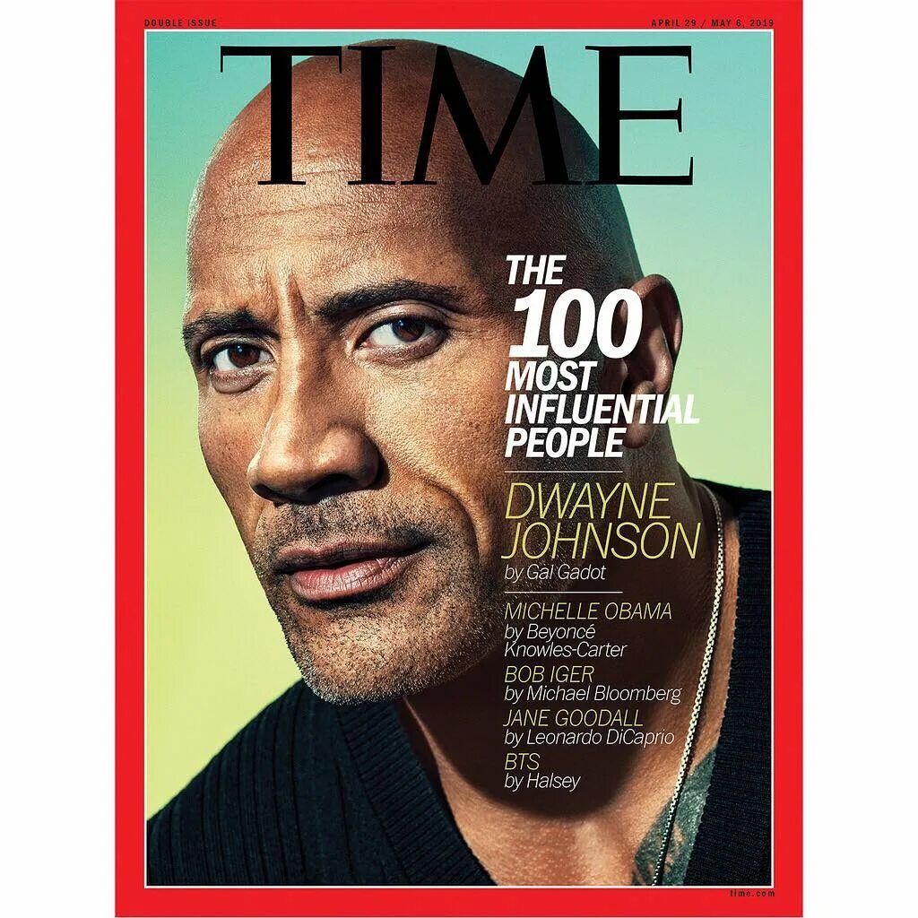 Time 100 влиятельных людей. Time Дуэйн Джонсон. Журнал time. Обложка журнала time. Обложка тайм человек года.