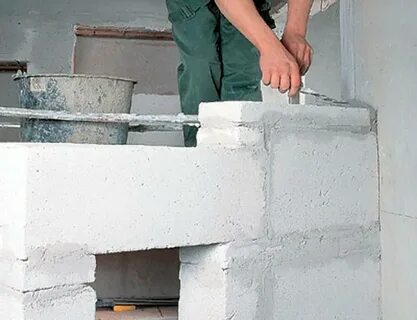 Межкомнатные стены из газоблока