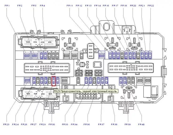 Схема блока предохранителей на Opel Astra. Реле прикуривателя Opel Astra h 2007.