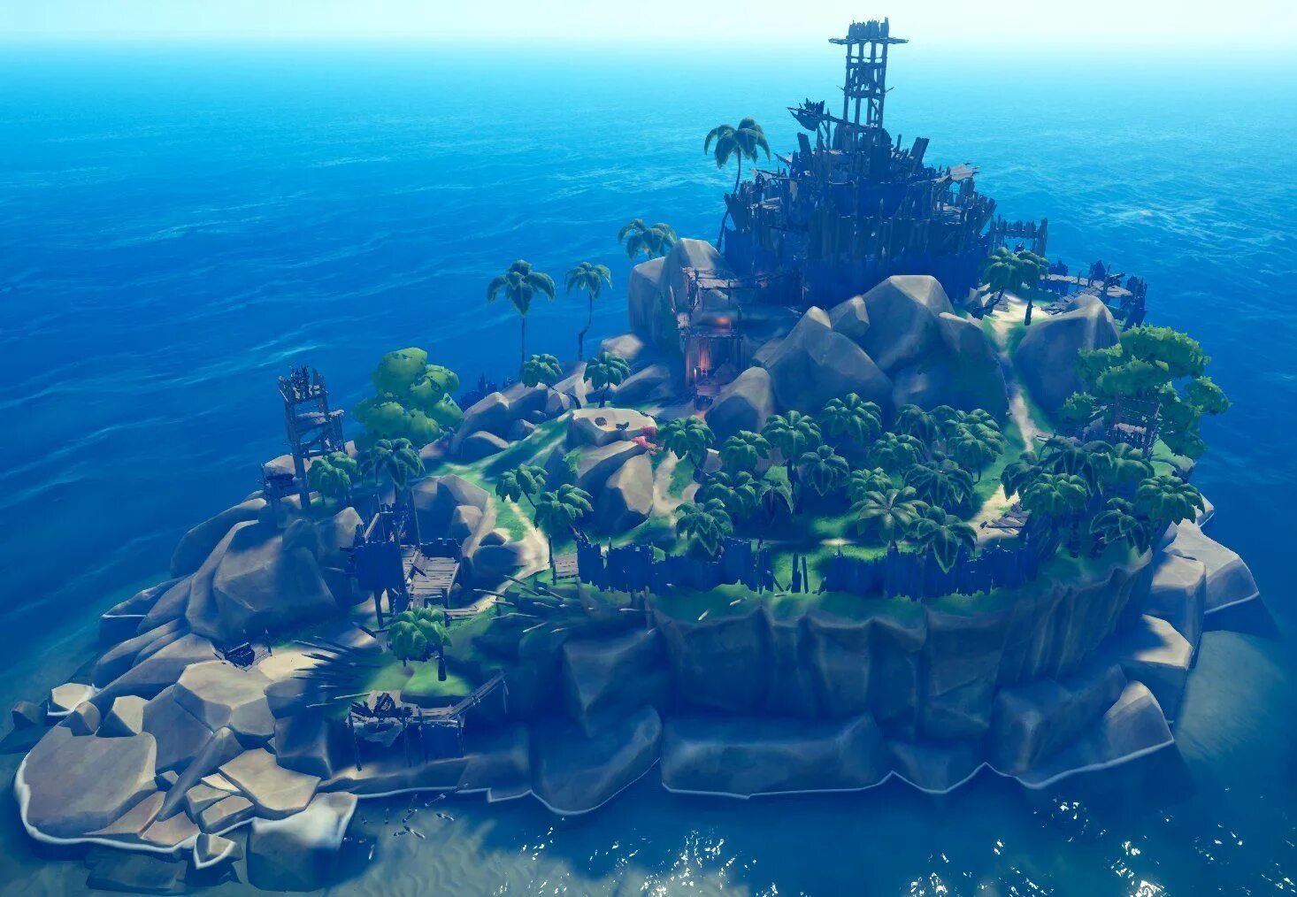Sea of thieves пейзажи. Остров обезьян sea of thieves. Sea of thieves monkey island остров. Остров мелей sea of thieves. Приют странников sea of thieves.
