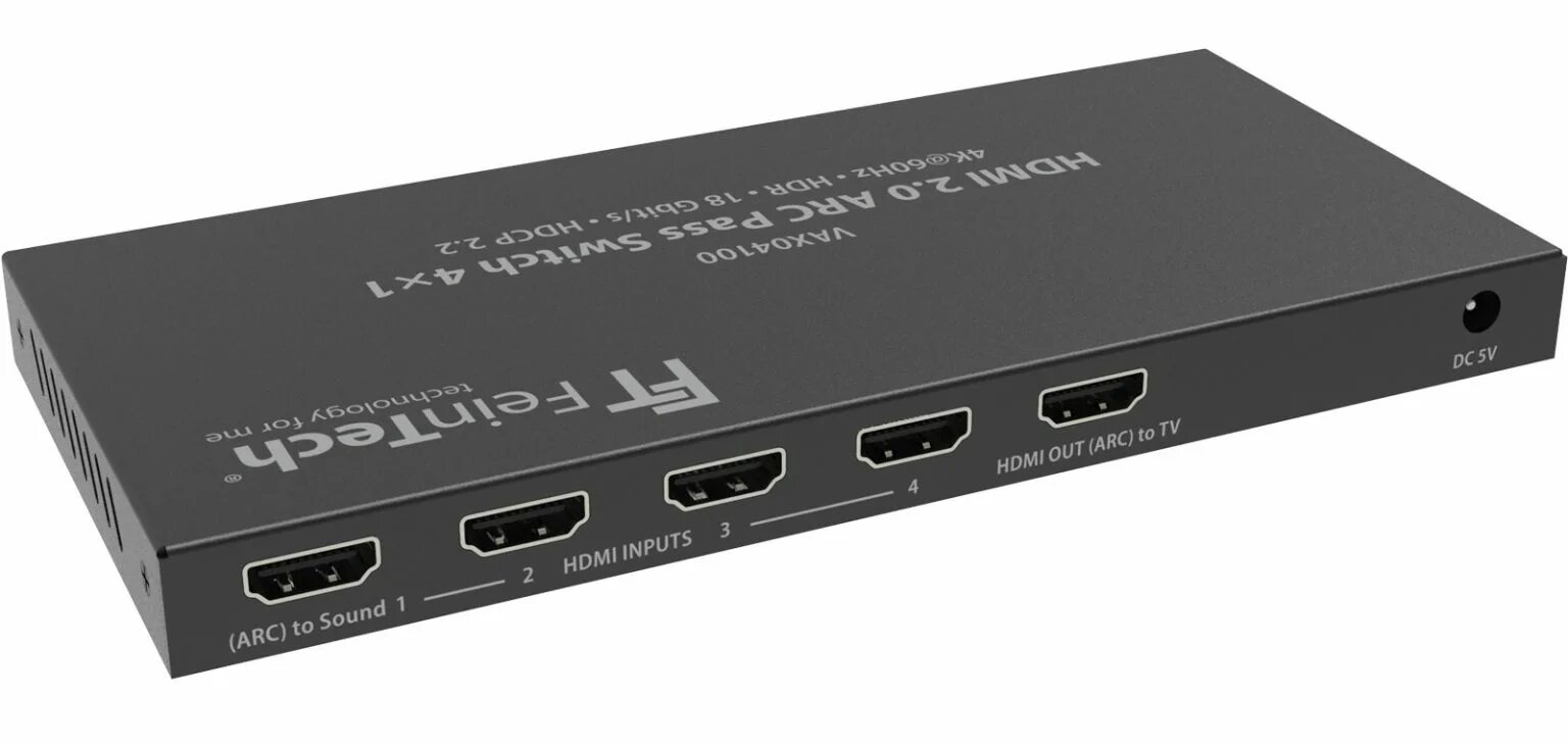 Earc arc. HDMI 2.0 Arc 4k HDR FEINTECH vax00102. HDMI Arc 5.1. Vax04100 HDMI 2.0 Arc Pass Switch 4x1. HDMI Arc 1:2.