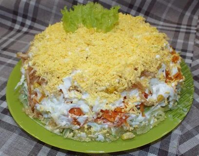 Салат генеральский классический с говядиной