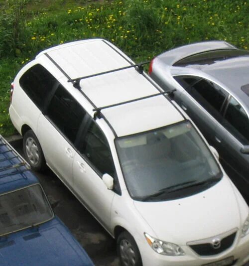Крыша мазда мпв. Багажник на крышу мазда мпв 2001. рейлинги mazda mpv 2001. mazda mpv 2001 багажник. багажник на крышу мазда мпв 2.