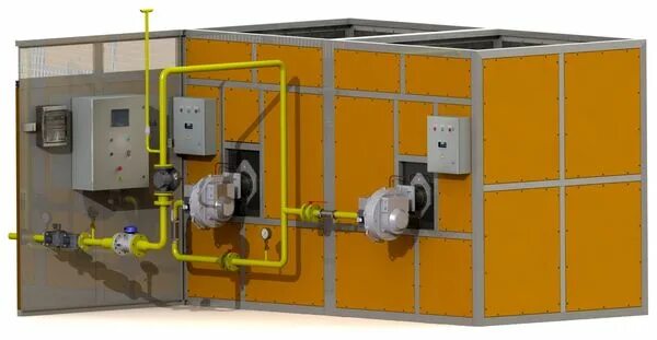 вентустановка на кровле. приточная установка уличного исполнения. термошкаф улич. теплогенератор газовый кцкп наружного исполнения. наружное исполнение.