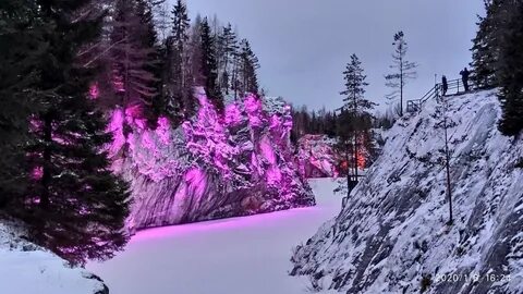 Зимой в рускеала