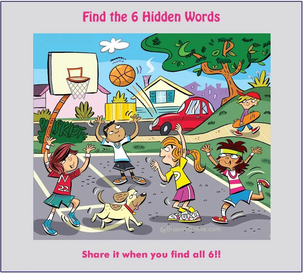 Find hidden Words. Find hidden Words in the picture. Find hidden Words in the picture for Kids. Find Words in the picture.