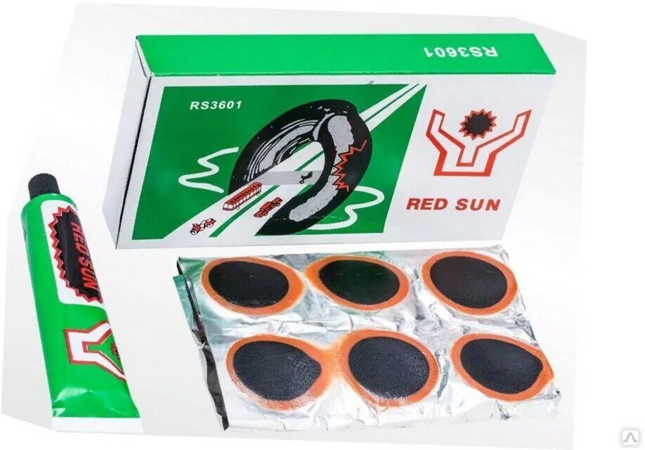 Велоаптечка Red Sun rs3601. Клей для латок Red Sun rs5002a. Латки для камер велосипеда Red Sun rs3601. Латки Trix rs3601. Заплатка для камеры велосипеда