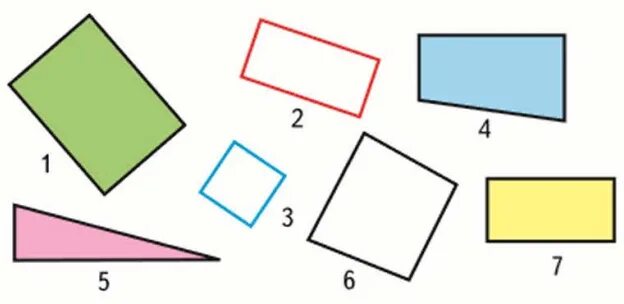 Фигуры с прямыми углами. Прямоугольник 2 класс. Многоугольники с прямыми углами. Найди среди фигур прямоугольники.