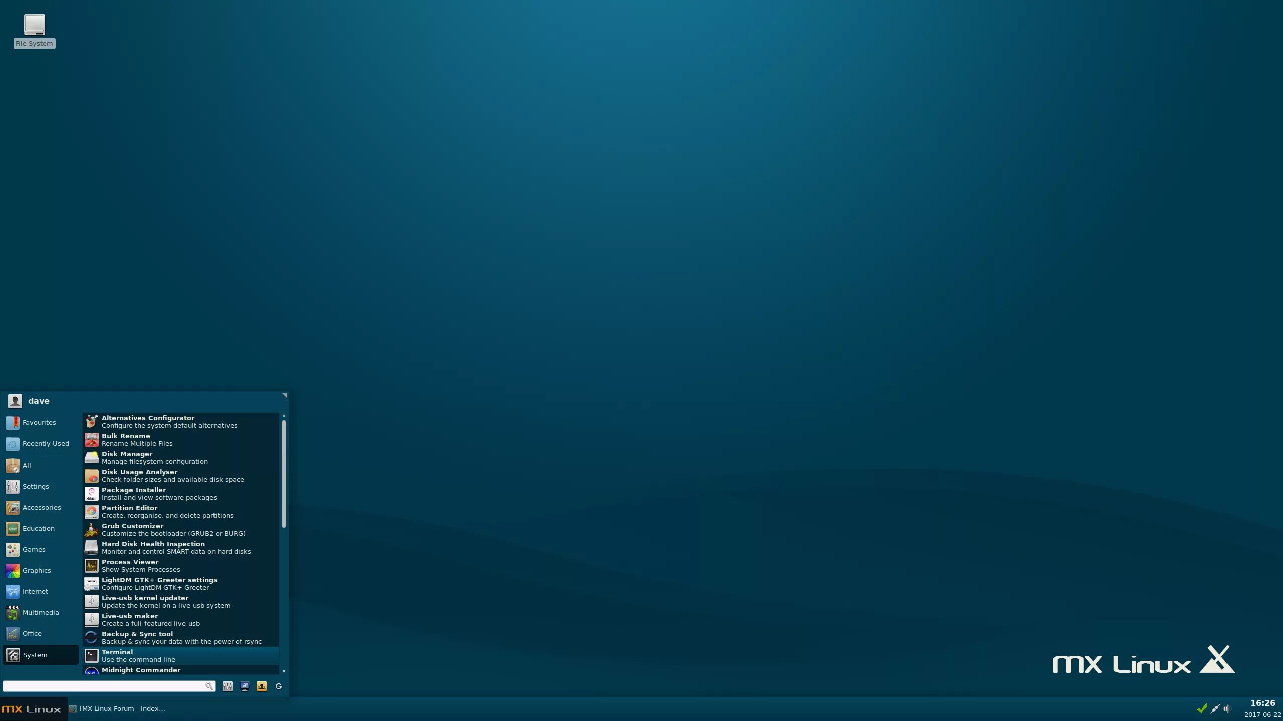 Linux destination. Linux destination