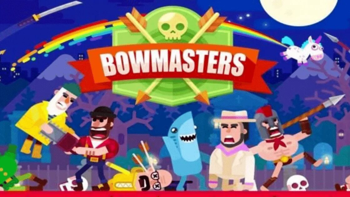 Игра bowmaster много денег. Bowmaster. Bowmaster 2. Ultimate Bowmasters персонажи. Разработчики боумастерс.