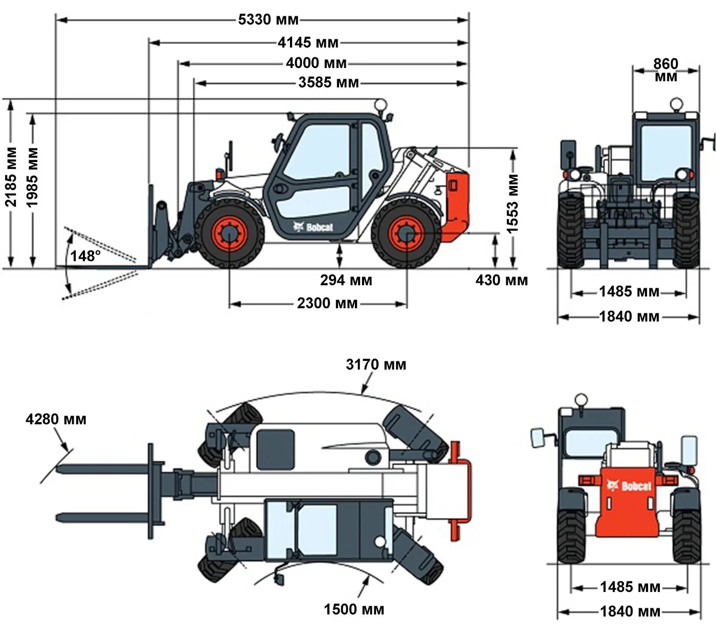 Мини погрузчик бобкэт s130. Мини-погрузчик bobcat s530. Bobcat s 18 габариты. Характеристика погрузчик бобкэт. Bobcat s770 габариты.