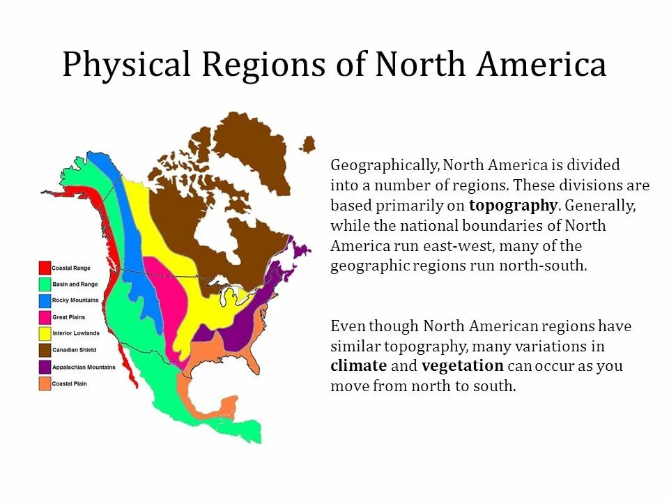 Region geography. Regions of north america. physical geography of usa. the land of the usa is divided into 6 geographical regions. geography week poste north america.