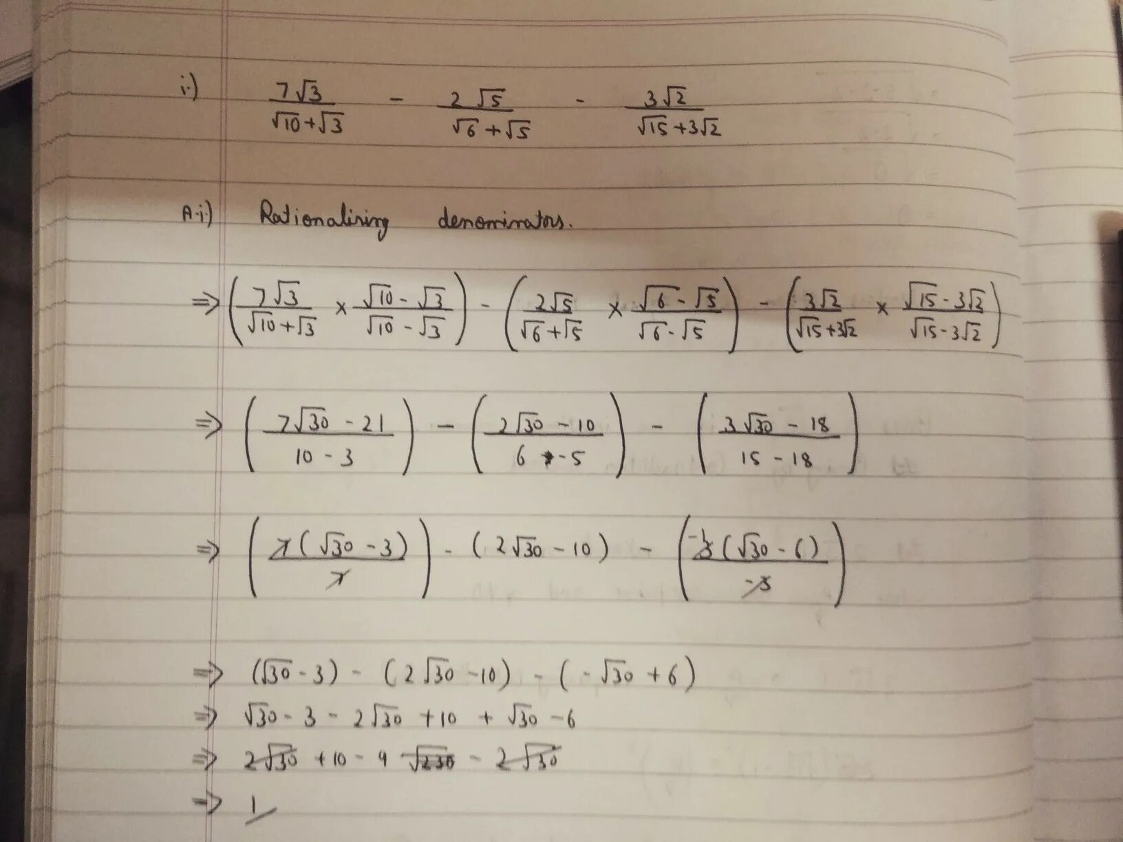 Root(7, 16) * root(7, - 8) + (root(3, - 25))/(root(3, 0.2)). T = root(0.36, 5) + root(1.02 * (0.36 + 1.02)/(2*1.02 + 0.36*1.02), 4) * (0.36 ^ 2 + 1.02 ^ 2 + 2) code. 1/2 Root(3, - 27) + 5 root(4, 0.0081) + 3 root(8, 1).