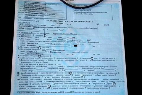 Медицинское свидетельство