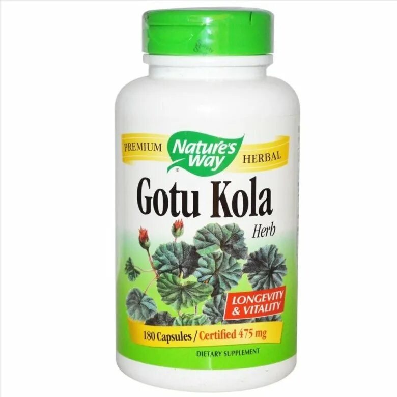 Gotu kola 475 мг 180 капсул. Капсулы nature’s way, Gotu kola. Готу кола natures way. Лекарственные препараты с Готу кола.