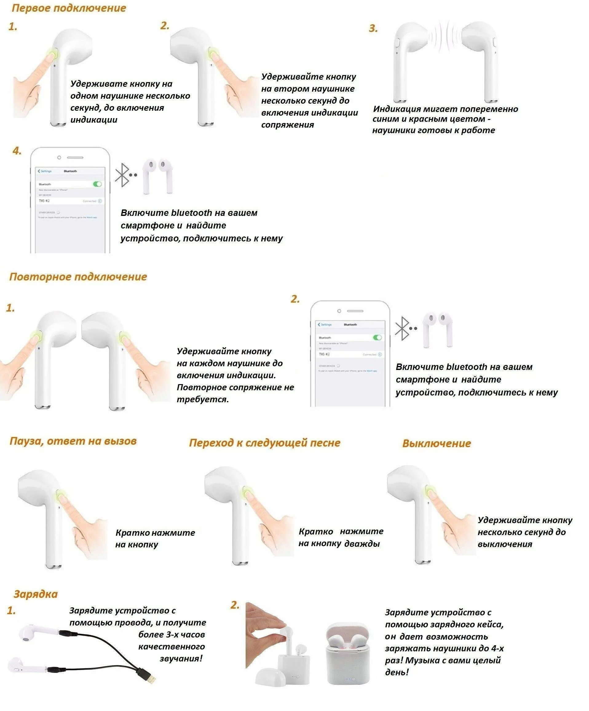 TWS наушники беспроводные manual i11. Наушники i7 TWS инструкция. Беспроводные наушники i12 сопряжение. Как подключить наушники i11 к телефону. Как подключить аэрподсы