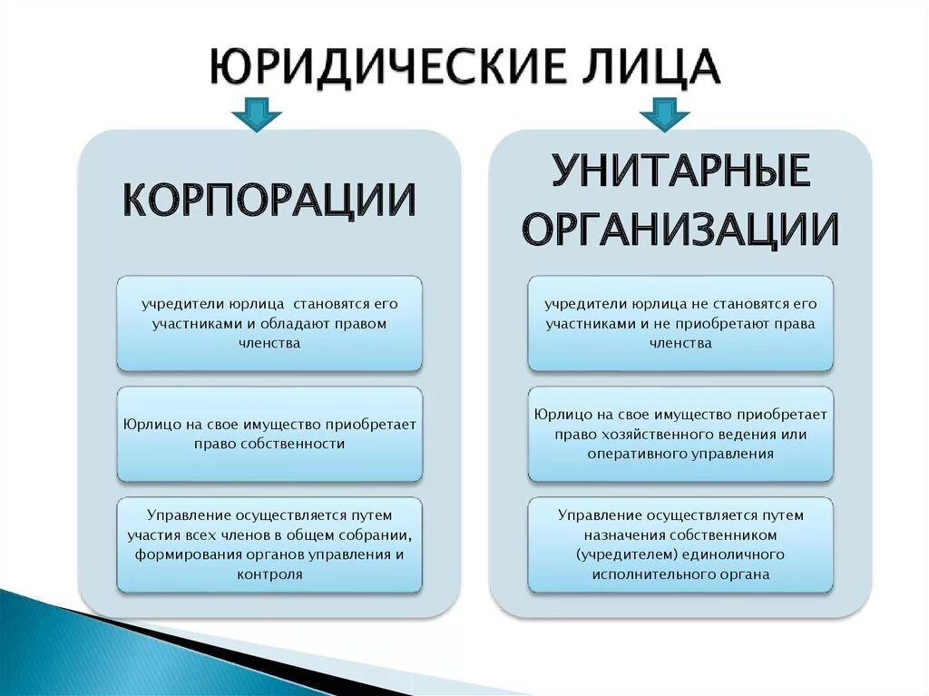 Корпоративные юридические лица. Корпоративные и унитарные. Унитарные юридические лица. Корпоративные и унитарные юр лица. Унитарное членство