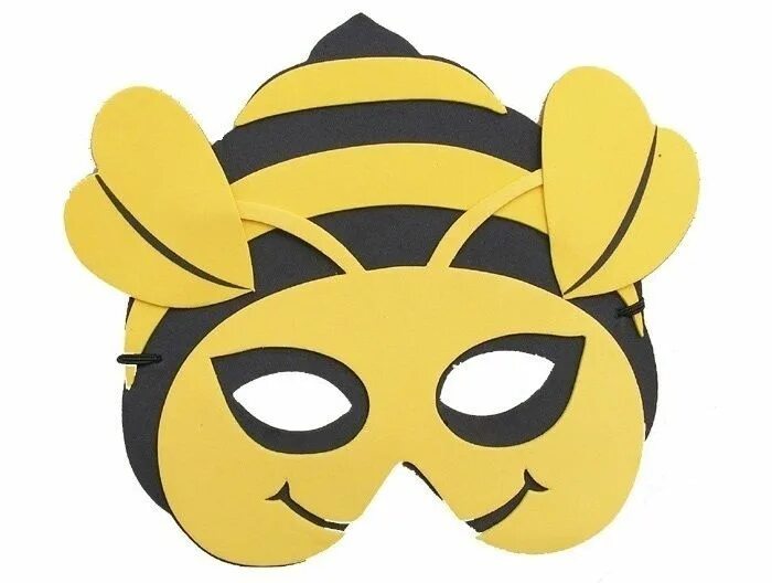 Маски мухи распечатать. Маска пчелки. Маска Пчелка для детей. Маска пчелки на голову. Маска пчелки на голову для ребенка.