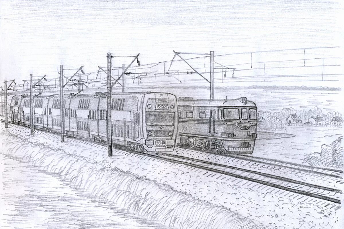 Рисунок российские железные дороги. Тепловоз паровоз ржд. Рисунок российские железные дороги. Зарисовки транспорта. Рисунок на тему железная дорога.