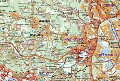Сколько км от москвы красногорск московская область