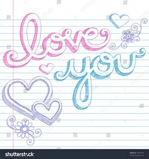 Как нарисовать i love you