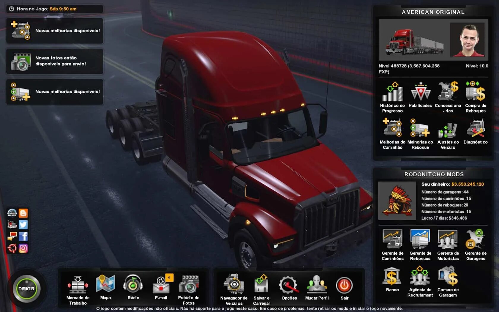 Последняя версия атс. Американ трак симулятор 1.1 .1. Дальнобойщики Американ трак. Траки в ATS. American Truck Simulator профиль.